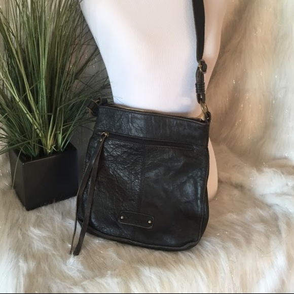 Lucky Brand Handbags - Lucky Crossbody black leather bag